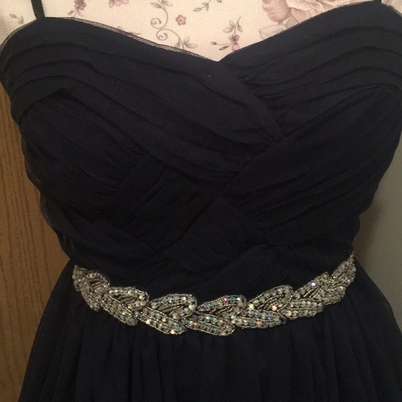 Semi formal navy blue dress - Picture 2 of 4